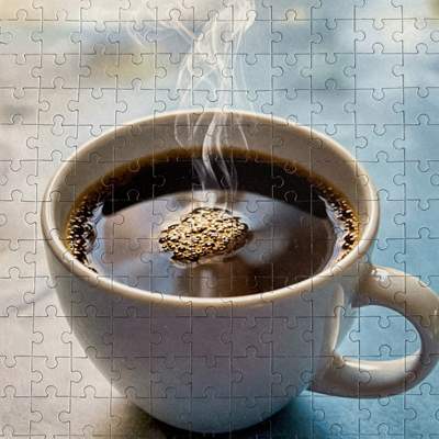 coffee cup jigsaw puzzle