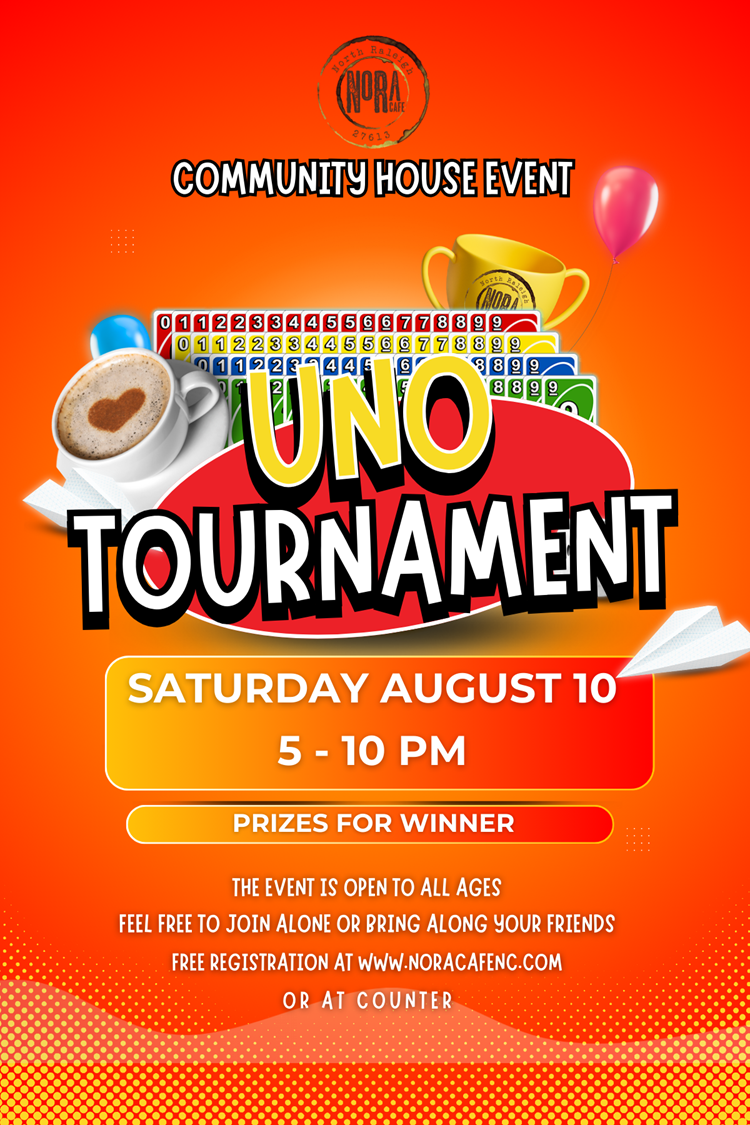 uno tournament table flyer